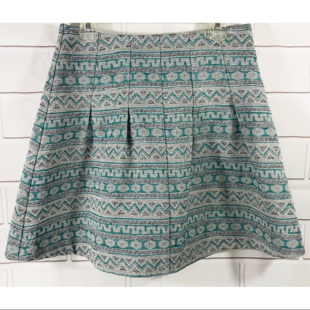 TOPSHOP Womens Fit And Flare Pleated Skirt